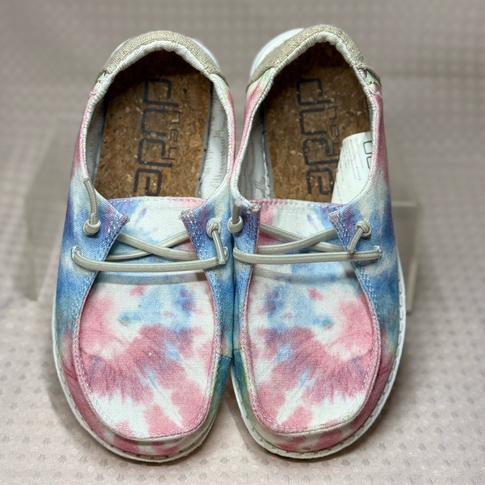 ✨ Pick 2 for $15 ✨ Hey Dude Kids Tie-Dye Shoes